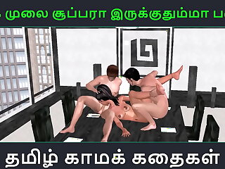 Tamil audio coitus story - Unga mulai shove around ah irukkumma Pakuthi 8 - Animated mock 3d porn video be worthwhile for Indian bird having troika coitus
